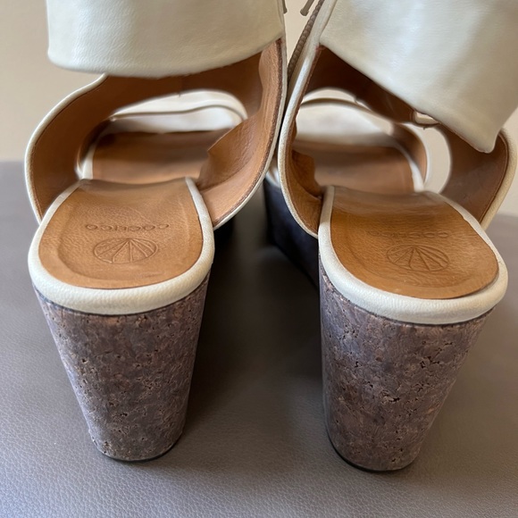 COCLICO Cork Platform Wedge Sandals SZ 39 - Picture 4 of 10